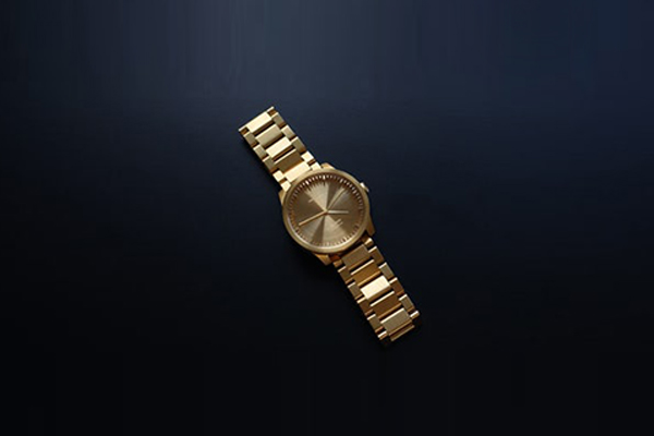 Gold plated watch